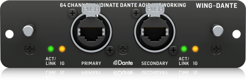 Behringer WING-DANTE 64-channel Dante Expansion Card - Image 2