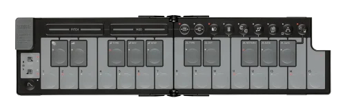 Korg nanoKEY Fold Foldable MIDI Keyboard - Black - Image 3