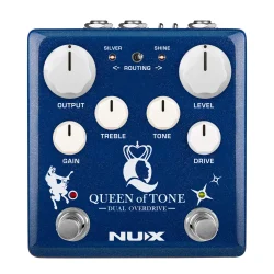 NUX Queen of Tone Dual Overdrive Effect Pedal