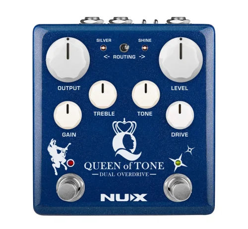 NUX Queen of Tone Dual Overdrive Effect Pedal