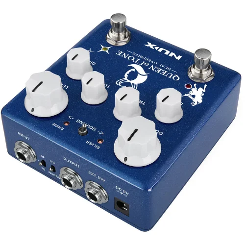 NUX Queen of Tone Dual Overdrive Effect Pedal - Image 3