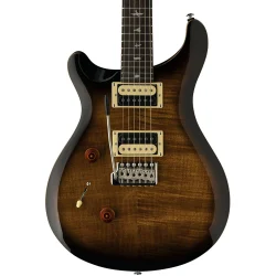 PRS SE Custom 24 Lefty Electric Guitar - Black Gold Sunburst
