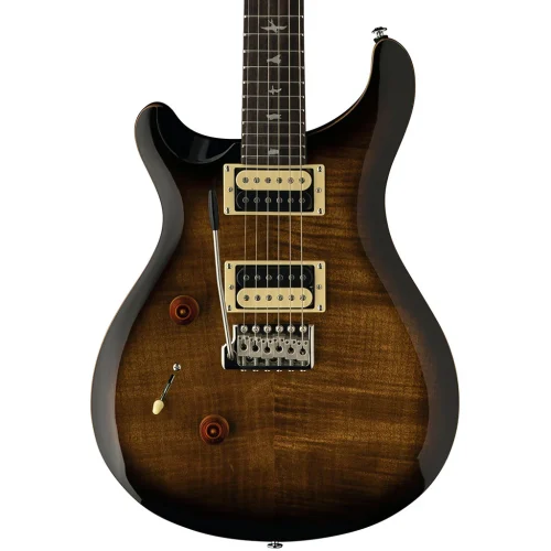 PRS SE Custom 24 Lefty Electric Guitar - Black Gold Sunburst