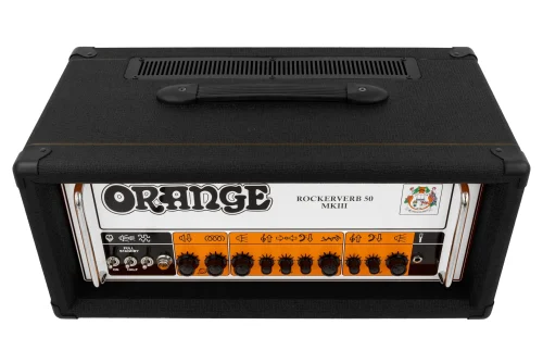 Orange Rockerverb 50 MKIII - 50-watt 2-channel Black Tube Head - Image 3