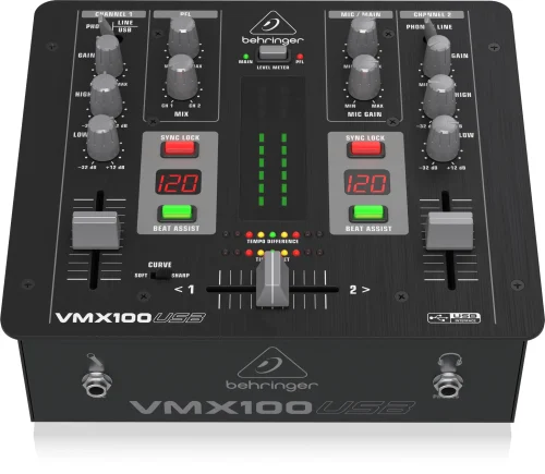 Behringer VMX100USB 2-Channel DJ Mixer - Image 5