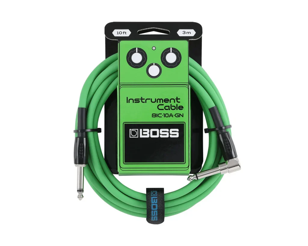 Boss BIC-10AGN – 3m Straight to Right Angled Instrument Cable