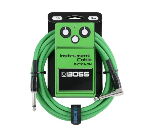Boss BIC-10AGN – 3m Straight to Right Angled Instrument Cable
