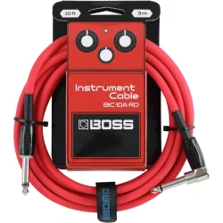 Boss BIC-10ARD – 3m Straight to Right Angled Instrument Cable