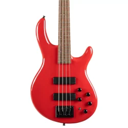 Cort C4 Deluxe 4 String Bass Guitar – Candy Red
