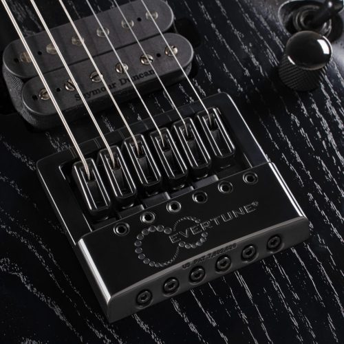 Cort KX700 Electric Guitar with EverTune – Open pore Black - Image 6