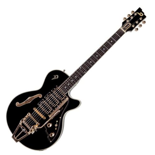 Duesenberg Starplayer TV Custom Electric Guitar - Black - Image 2