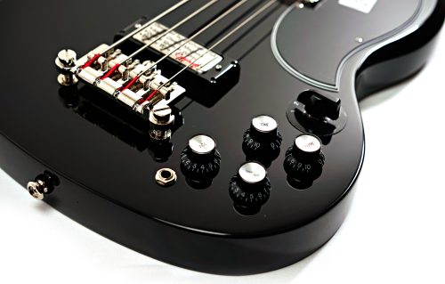 Epiphone EB3 4 String SG Bass Guitar - Ebony - Image 2