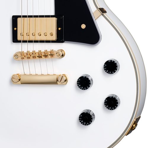 Epiphone Les Paul Custom Electric Guitar-Alpine White - Image 2