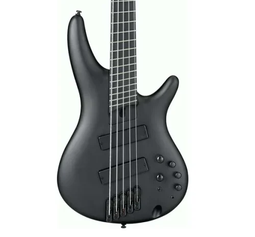 Ibanez Iron Label SRMS625EX 5 String Bass Guitar - Black Flat