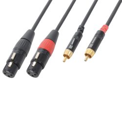PD Connex 2X XLR Female – 2X RCA Male - 3M
