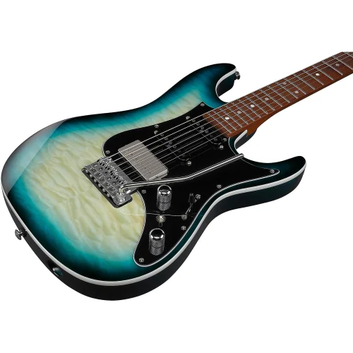 Ibanez Premium AZ24P1QM Electric Guitar - Deep Ocean Blonde - Image 3