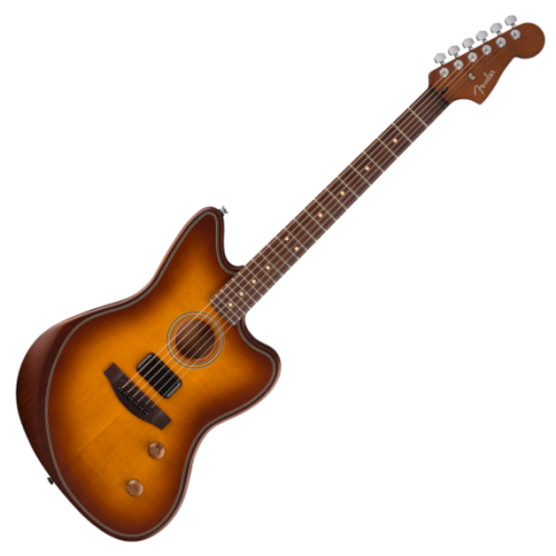 Fender Acoustasonic Jazzmaster Acoustic-Electric Guitar – HB - Image 2