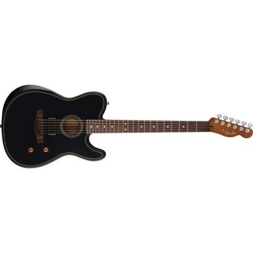 Fender Acoustasonic Standard Black Telecaster - Image 3