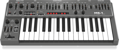 Behringer MS-1 MK II 32-key Monophonic Analog Synth - Grey - Image 3