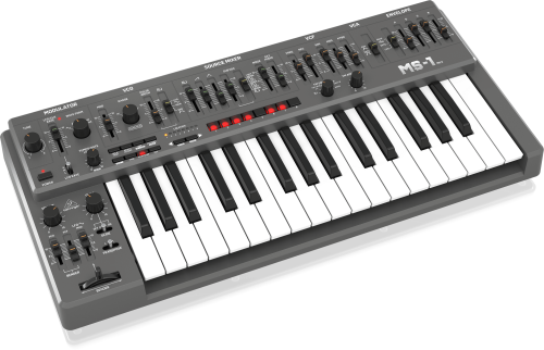 Behringer MS-1 MK II 32-key Monophonic Analog Synth - Grey - Image 4