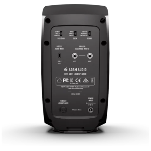 ADAM Audio D3V 3.5-inch Powered Studio Monitor Pair – Black - Image 4