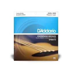 D'Addario Phosphor Bronze Acoustic Bass Strings - .045-.100