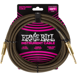 Ernie Ball Braided Instrument Cable – (5.5M) – Pay Dirt