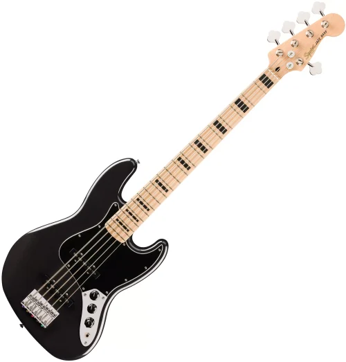 Fender Squier Affinity Series 5 String Active Jazz Bass V - Black - Image 2
