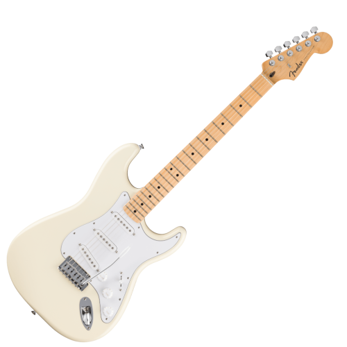 Fender Standard Stratocaster Electric Guitar - Olympic White - Image 2