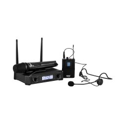 Hybrid U-DV B Dual Handheld Headset Wireless System