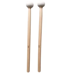 Jinbao Bass Drum Mallets JB1- Length 36cm and Head Size 3.8cm