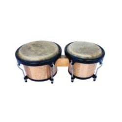 Latin Groove Tunable 7 and 8.5 inch Bongo's - Natural