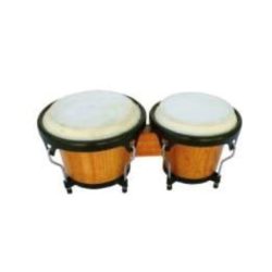 Latin Groove Tunable 6 and 7 inch Bongo's - Natural