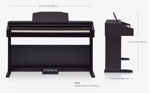 Roland RP30 Digital Cabinet Piano - Image 7