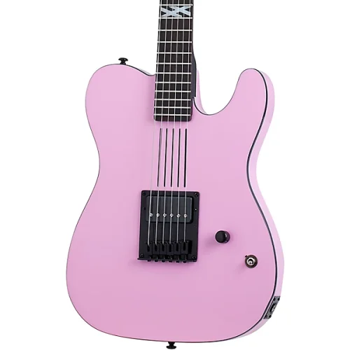 Schecter Machine Gun Kelly Signature PT Electric Guitar - Pink - Image 3