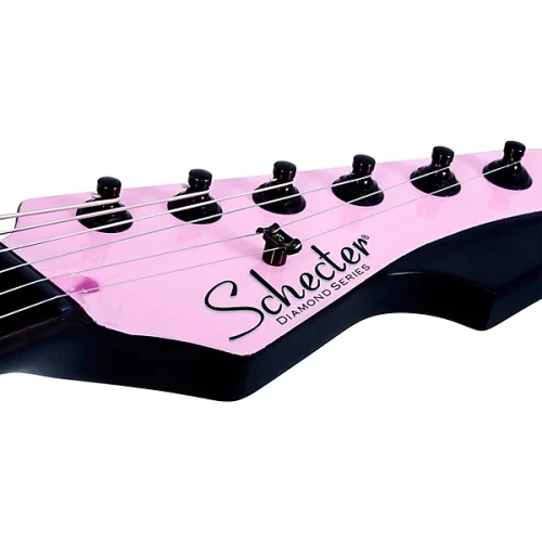 Schecter Machine Gun Kelly Signature PT Electric Guitar - Pink - Image 7