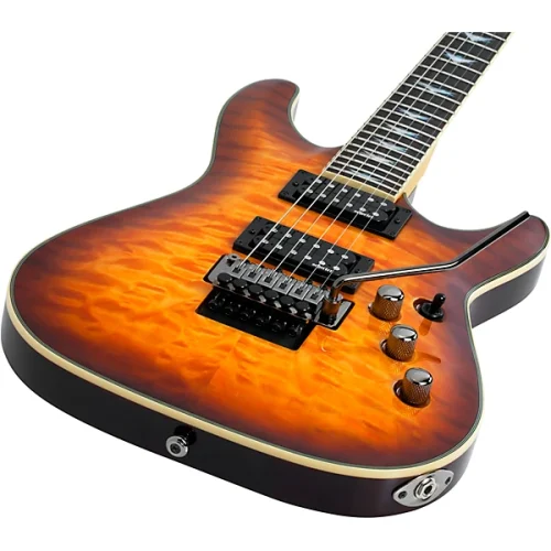 Schecter Omen Extreme-6 Electric Guitar - Vintage Sunburst - Image 4