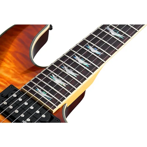 Schecter Omen Extreme-6 Electric Guitar - Vintage Sunburst - Image 7