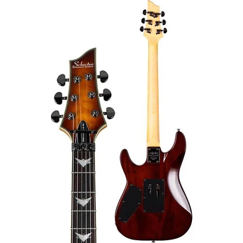 Schecter Omen Extreme-6 Electric Guitar - Vintage Sunburst - Image 9