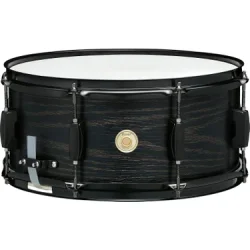 Tama Woodworks Snare Drum - 6.5 x 14-inch - Black Oak Wrap