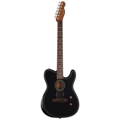 Fender Acoustasonic Standard Black Telecaster - Image 2