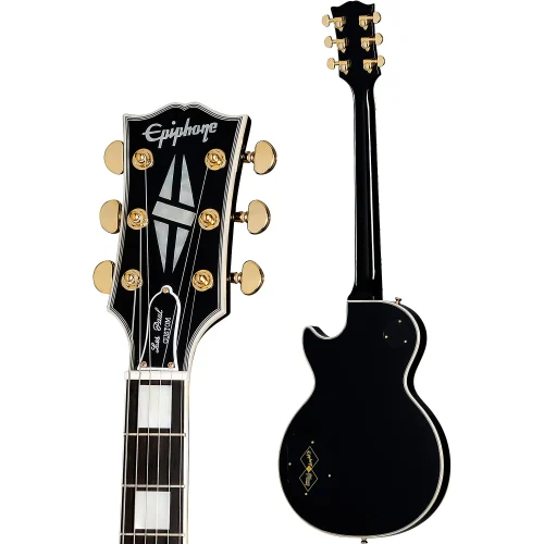Epiphone Les Paul Custom Electric Guitar - Ebony - Image 4