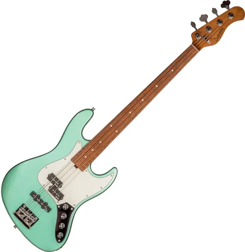 Sadowsky 21-Fret Hybrid PJ 5-string Bass - Sage Green Metallic - Image 3
