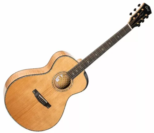 Cort Gold-Passion Acoustic Electric Guitar – with Bevel Cutaway - Image 2