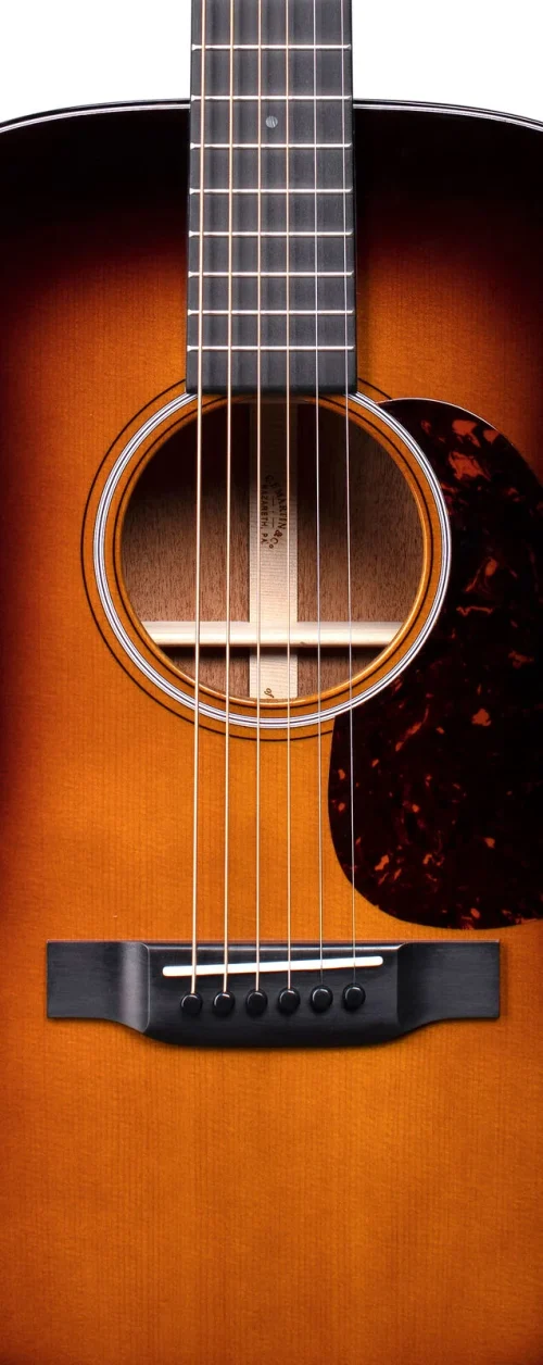 Martin D-18 Sunburst Acoustic Guitar - Image 4