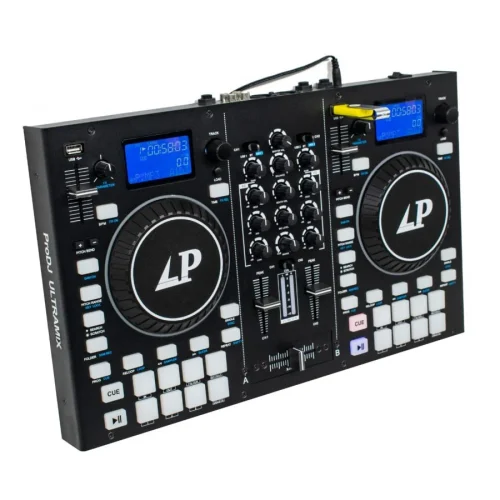 Lane Pro DJ UltraMix 2-Channel DJ Controller - Image 3