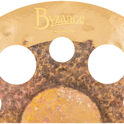 Meinl Cymbals 18 inch Byzance Dual Trash Crash Cymbal - Image 6