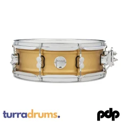PDP Concept Brass Snare Drum - 5 inches x 14 inches - Brushed