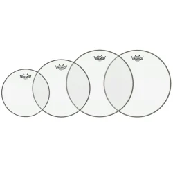 Remo Clear Ambassador Rock Drum Head Pro Pack