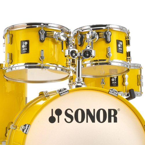Sonor AQ1 Stage 5-piece Shell Pack - Yellow - Image 4